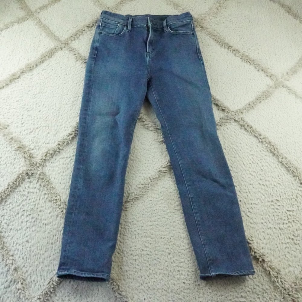 Goldsign Straight Leg Jeans Womens 26 Blue Denim